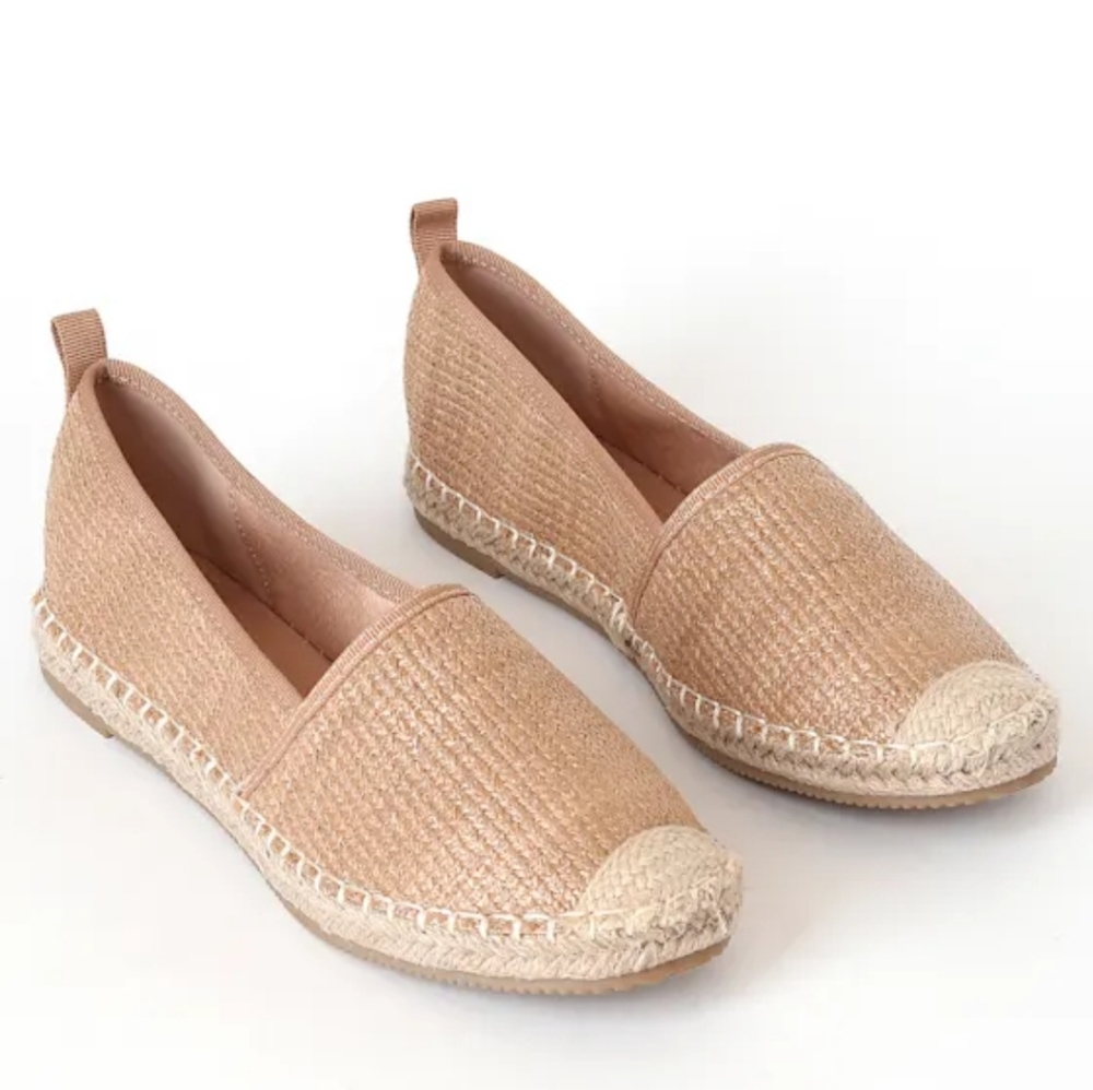 Lulus Gamila Tan Raffia Espadrille Sneakers Size 7